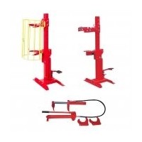 Hidrauliniai spyruoklių suspaudėjai