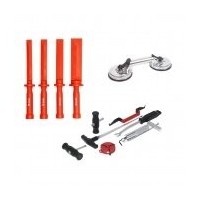 Įrankiai stiklų keitimui. Grandikliai