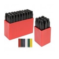 Skaičių ir raidžių žymekliai. Markeriai - Pieštukai